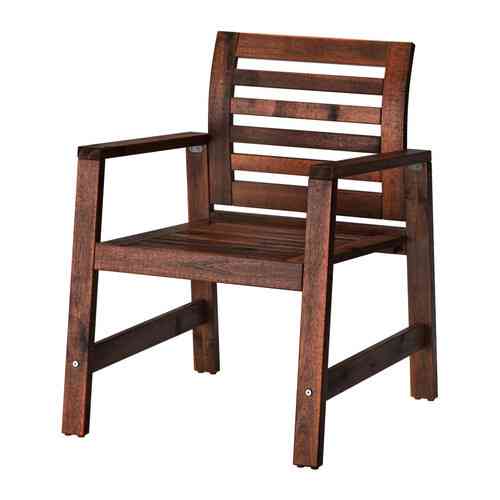 Кресло садовое ЭПЛАРО коричневая морилка ИКЕА, IKEA Нур-Султан
