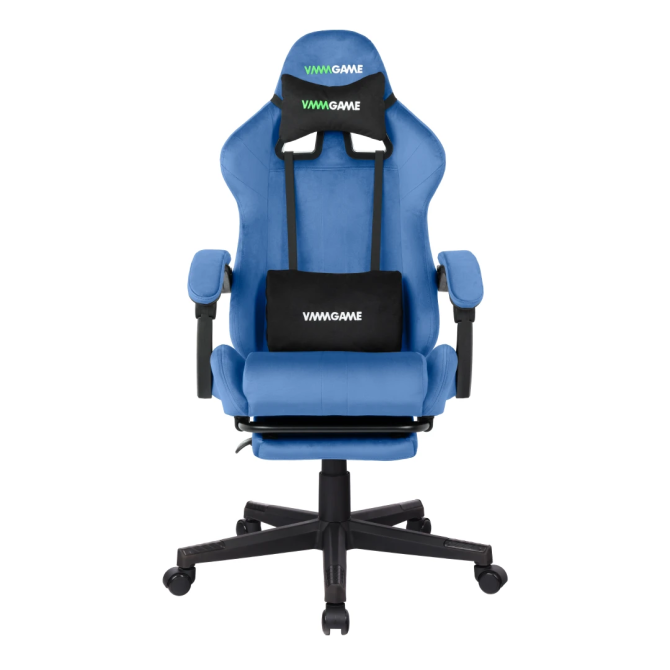 Игровое компьютерное кресло VMMGAME THRONE VELOUR, синий Алматы - изображение 1