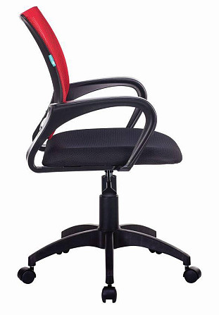 Компьютерное кресло Standard красный, сиденье черный Алматы - изображение 2