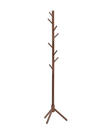 Вешалка напольная Hook темное дерево Алматы - изображение 1