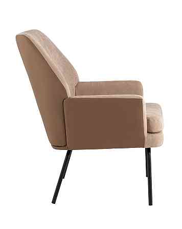 Кресло Haribo светло-коричневый с коричневой экокожей Алматы