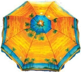Зонт пляжный диаметр 1,5 м, мод.602A (пальмы) Алматы - изображение 2