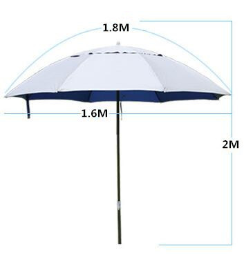 Зонт пляжный с наклоном диаметр 1,6 м Алматы - изображение 2