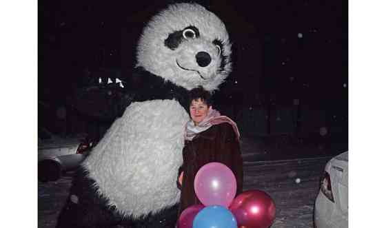 Поздравление 3х метрового панды Караганда
