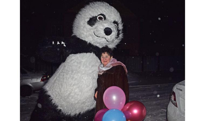 Поздравление 3х метрового панды Караганда - изображение 4