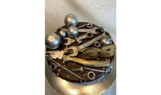 Шоколадные инструменты съедобные на торт Актобе - изображение 1